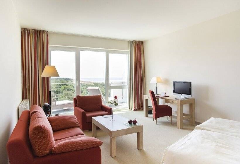 חדר סטנדרט נוף לים, Strandhotel Dünenmeer Adults Only