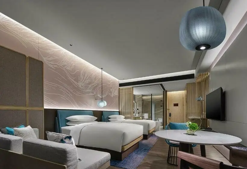 2ダブルベッドのスタンダードルーム, Qinhuangdao Marriott Resort