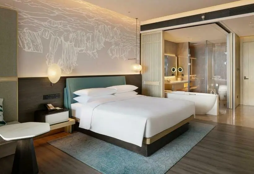 キングサイズベッドのスタンダードルーム, Qinhuangdao Marriott Resort