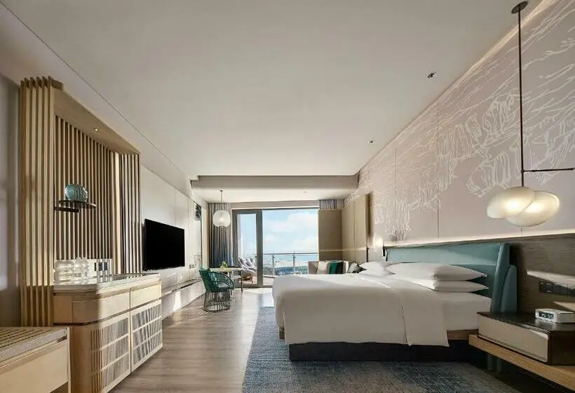 キングサイズベッドのスタンダードルーム, Qinhuangdao Marriott Resort