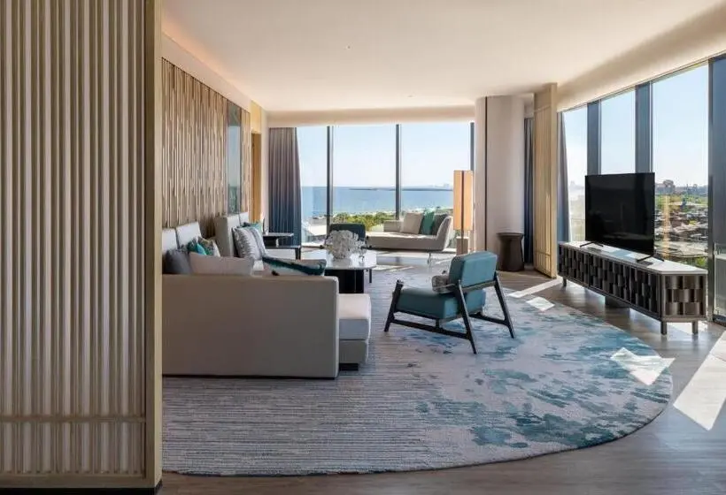 キングサイズベッドのデラックススイート, Qinhuangdao Marriott Resort
