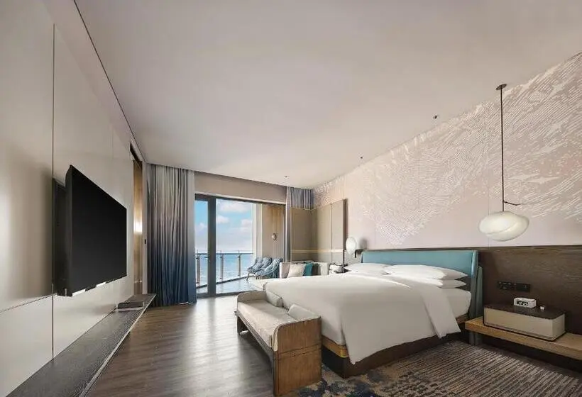 キングサイズベッドのスイートルーム, Qinhuangdao Marriott Resort