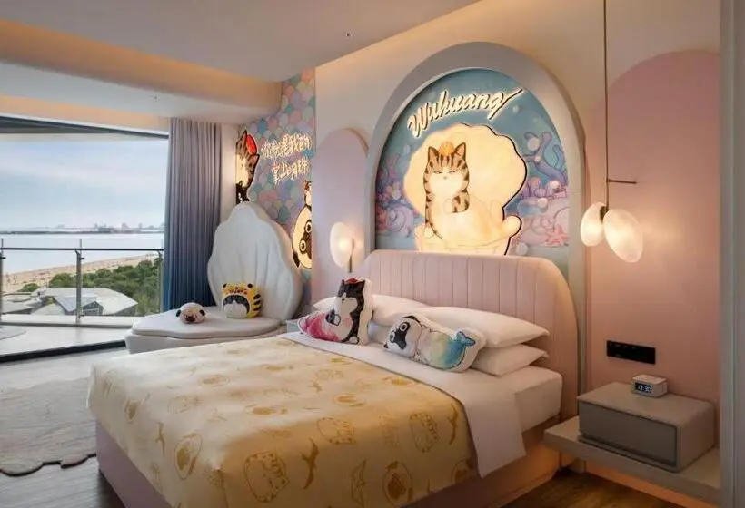 キングサイズベッドのスタンダードルーム, Qinhuangdao Marriott Resort