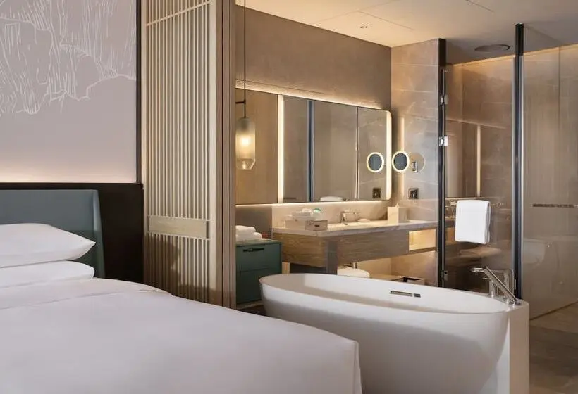2ダブルベッドのスタンダードルーム, Qinhuangdao Marriott Resort