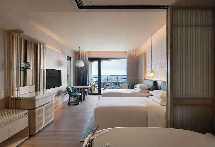 2ダブルベッドのスタンダードルーム, Qinhuangdao Marriott Resort