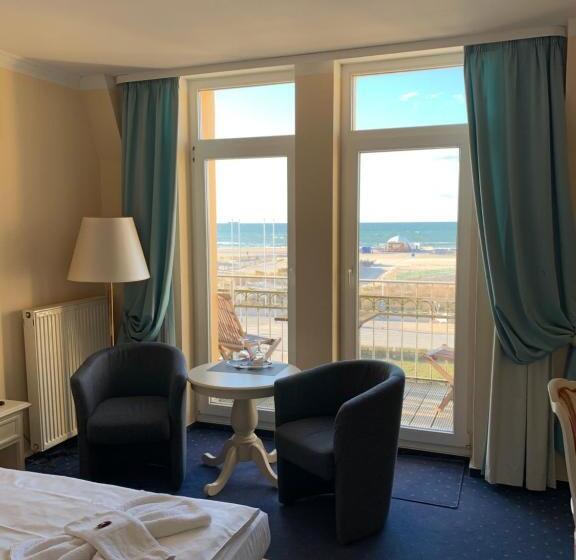 غرفة قياسية مطلّة علي البحر, Bellevue Warnemünde
