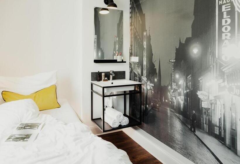 اتاق استاندارد یک تخته با سرویس بهداشتی مشترک, Pyjama Park St Pauli Hotel Und Hostel