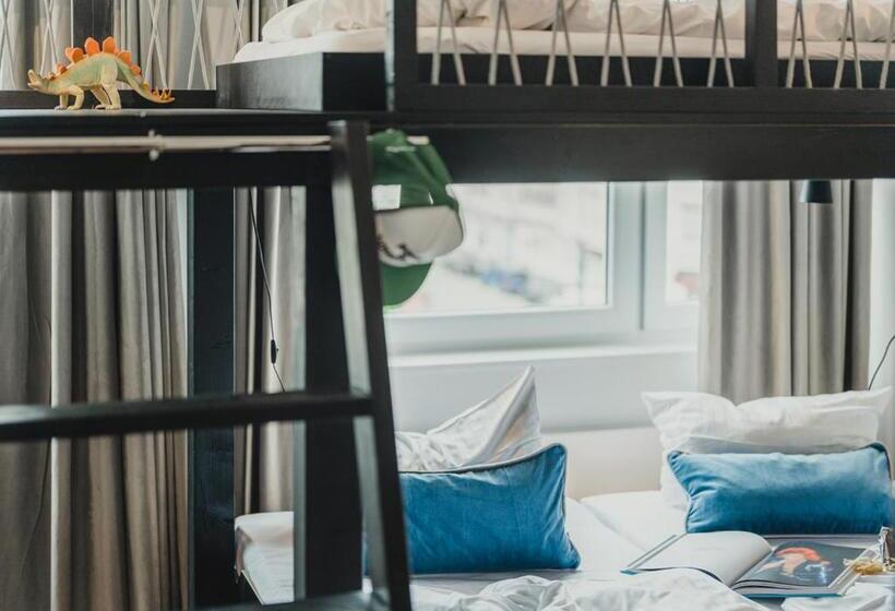 اتاق استاندارد چهارنفره با سرویس بهداشتی مشترک, Pyjama Park St Pauli Hotel Und Hostel