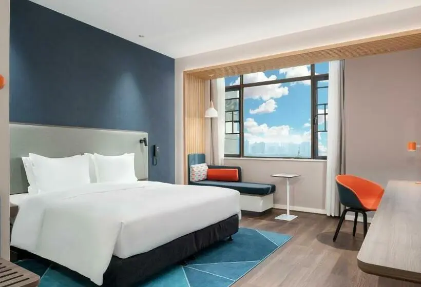 キングサイズベッドのスタンダードルーム, Holiday Inn Express Changsha University Tech City By Ihg