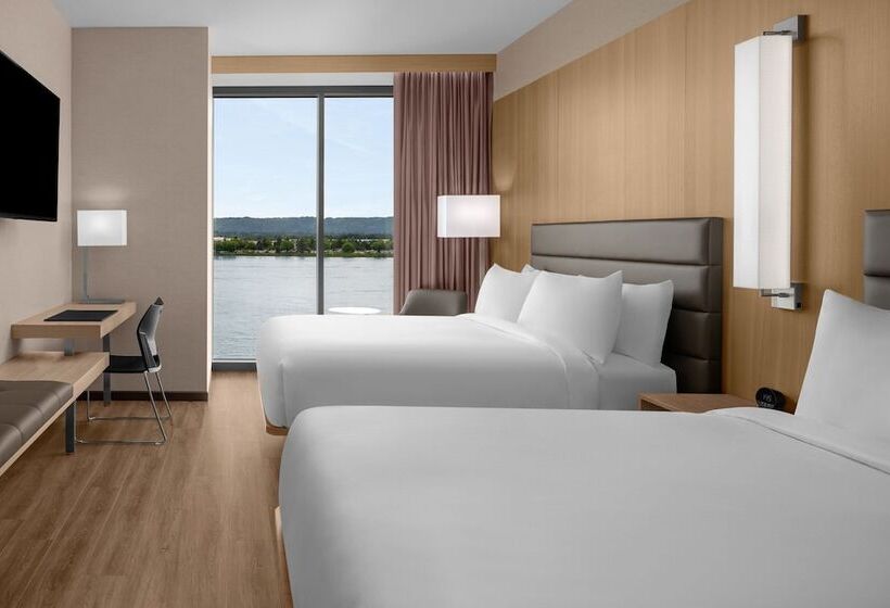 ２ダブルベッドのスタンダードルーム, Ac Hotel By Marriott Vancouver Waterfront