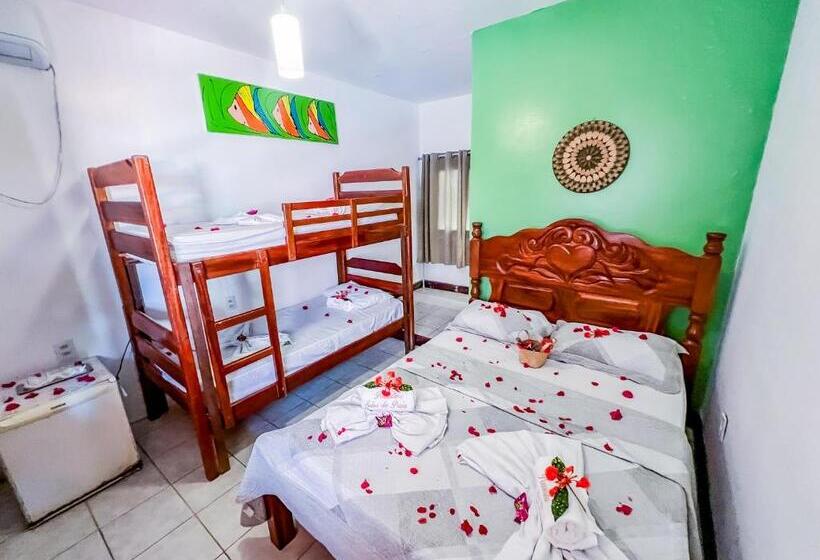 اتاق سوپریور چهار تخته, Pousada Solar Da Praia Jeri