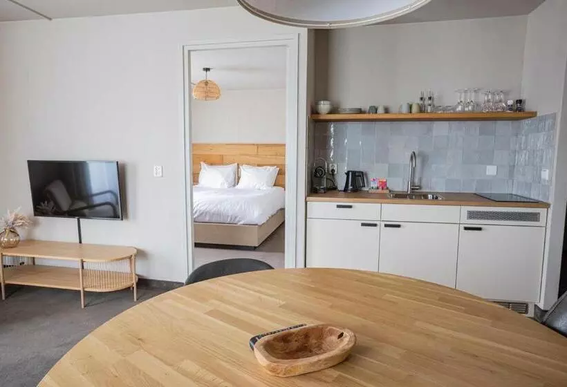 １ベッドルームインサイドアパートメント, Strandhotel Camperduin