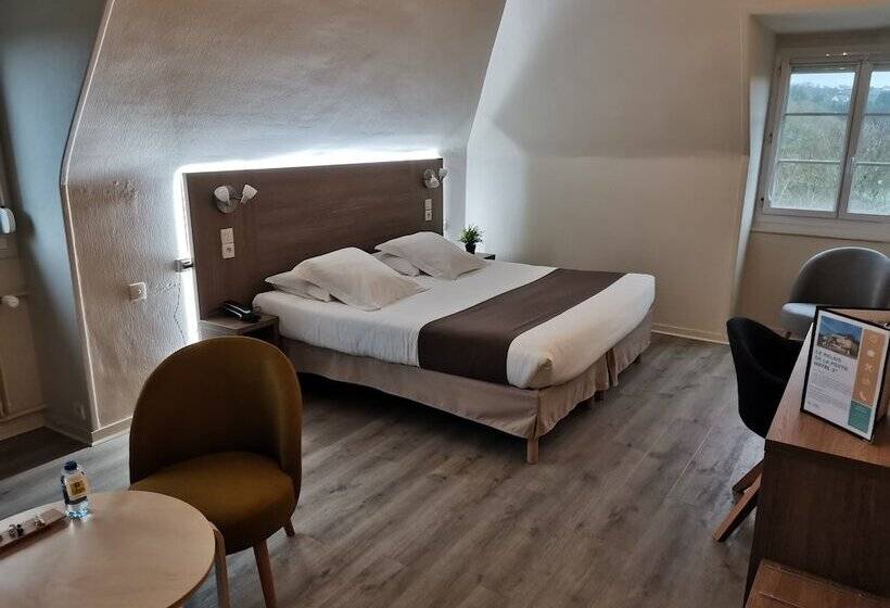 חדר משפחתי, Logis Hotel Le Relais De La Poste Restaurant Le Fil Du Temps