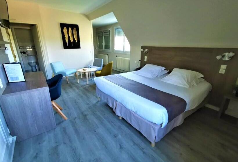 חדר משפחתי, Logis Hotel Le Relais De La Poste Restaurant Le Fil Du Temps