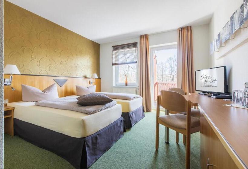 Balkonlu Delüks Oda, Wagners Seehotel Schleusingen