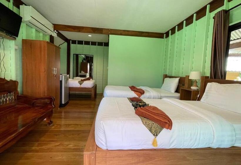 غرفة كلاسيكية ثلاثية, Koh Yao Seaview Bungalow