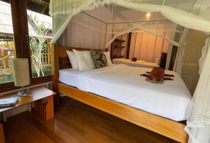 غرفة أساسية ثلاثية, Koh Yao Seaview Bungalow