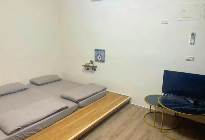 اتاق استاندارد سه تخته با سرویس بهداشتی مشترک, 東澳海安獨木舟背包客棧hai An 2 Hostel