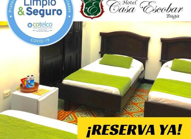 חדר סטנדרט לשלושה, Casa Escobar Buga