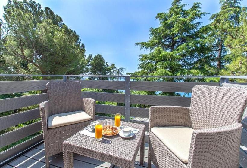 اتاق استاندارد با بالکن و چشمانداز دریا, Maestral Residence