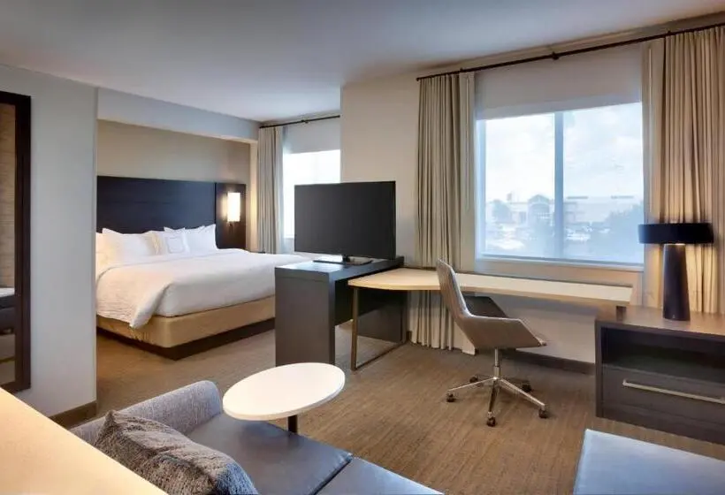 キングサイドベッドのスタンダードワンルーム, Residence Inn By Marriott Tampa Wesley Chapel