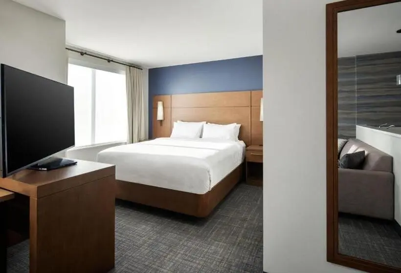 キングサイドベッドのスタンダードワンルーム, Residence Inn By Marriott Tampa Wesley Chapel