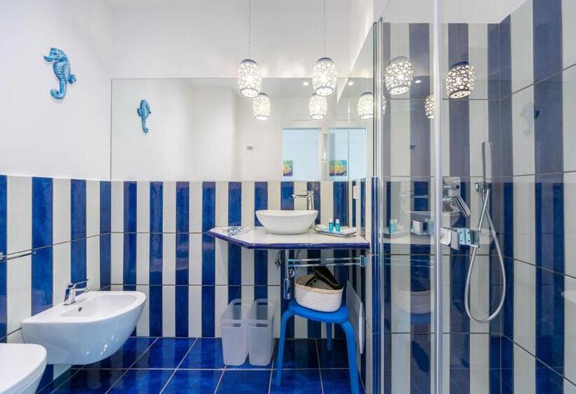 חדר סטנדרט עם מרפסת, 4blu Camere Marine