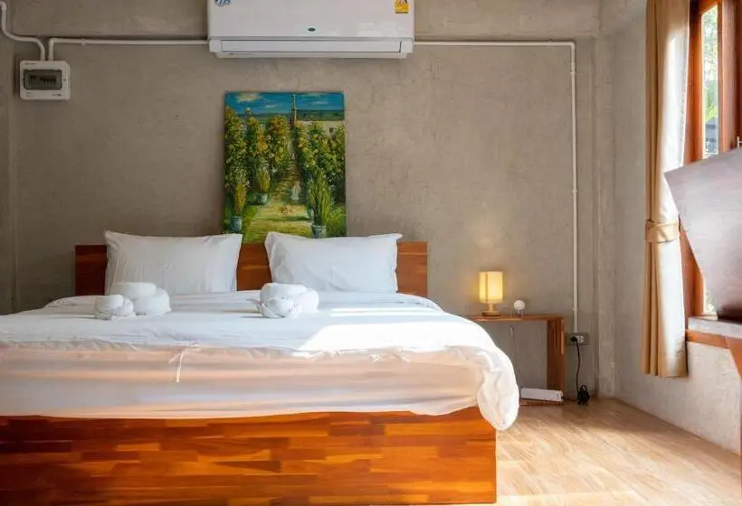 Standard-huone King-vuode, Banmai87 Guest House บ้านไม้87 เกสต์เฮ้าส์
