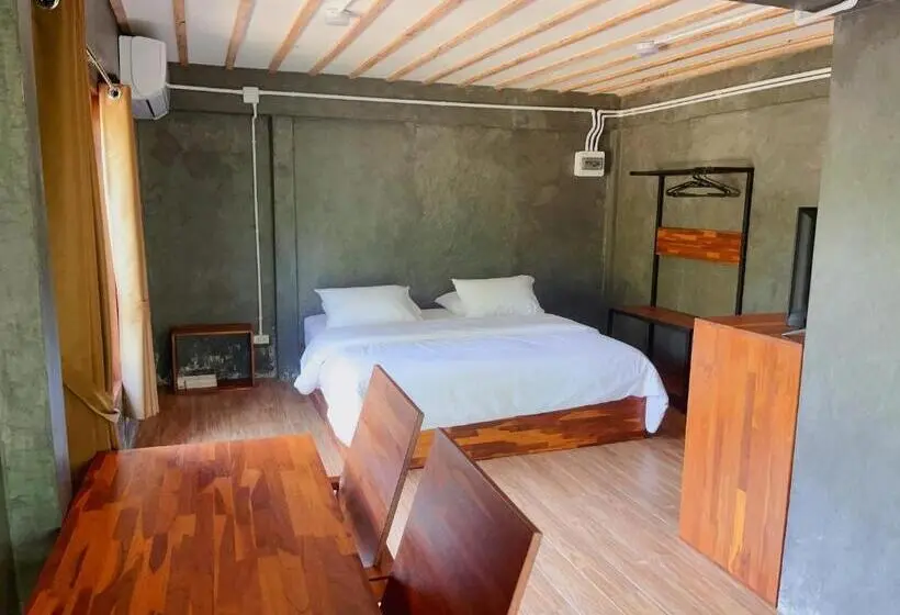 Standard-huone King-vuode, Banmai87 Guest House บ้านไม้87 เกสต์เฮ้าส์