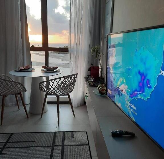 海の見える1ベッドルームアパートメント, Flat Beach Barra Praia Do Paiva Ilha Do Amor