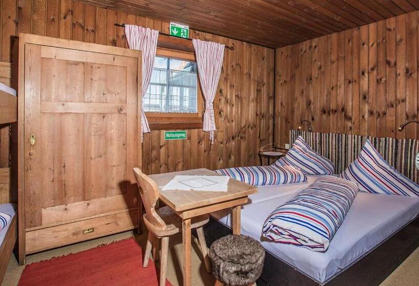 اتاق استاندارد چهارنفره با سرویس بهداشتی مشترک, Hocheckhuette On Top Of The Kitzbuehel Hahnenkamm Mountain