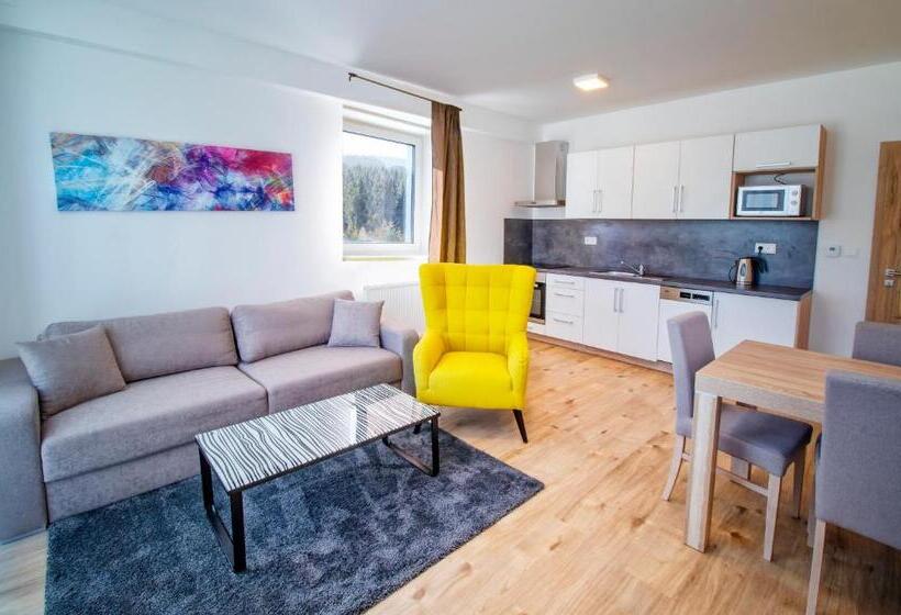 Апартаменты Deluxe 1 Спальня, Aparthotel Klínovec Views