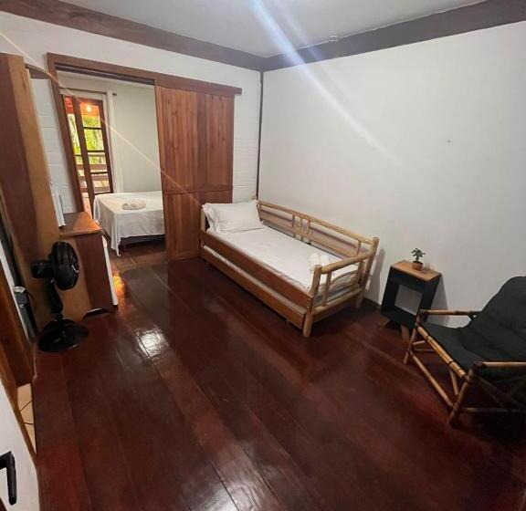 غرفة قياسية رباعية مطلة على الحديقة, Morada Da Xica