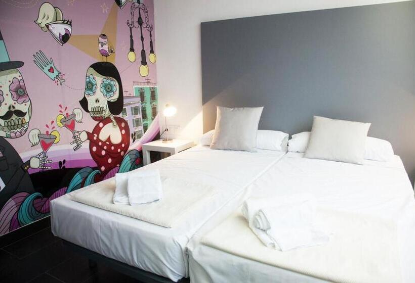 Chambre Standard avec Terrasse, St Christopher's Inn Barcelona