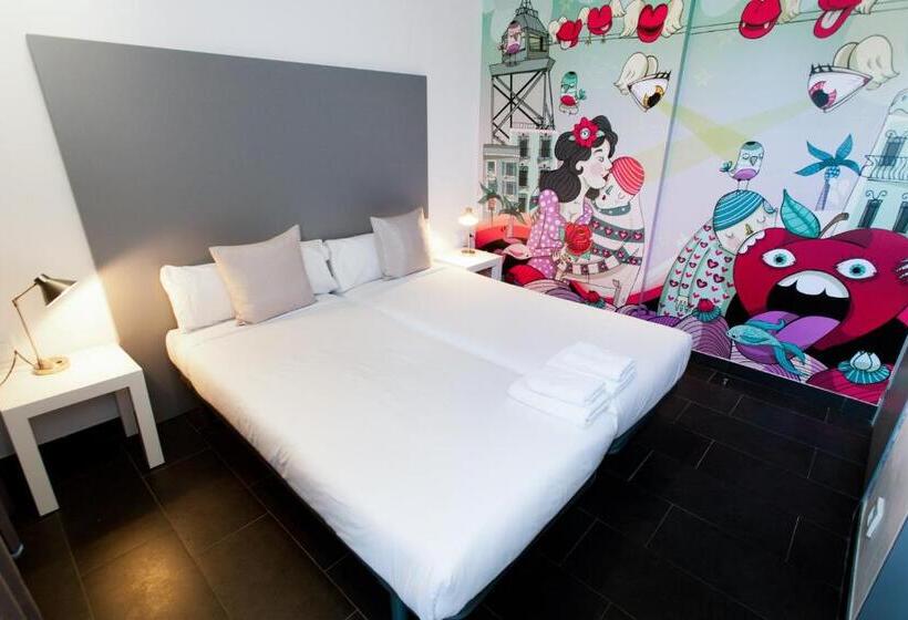 Chambre Standard avec Terrasse, St Christopher's Inn Barcelona