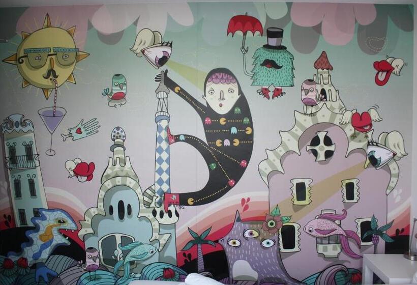 Chambre Individuelle avec Terrasse, St Christopher's Inn Barcelona