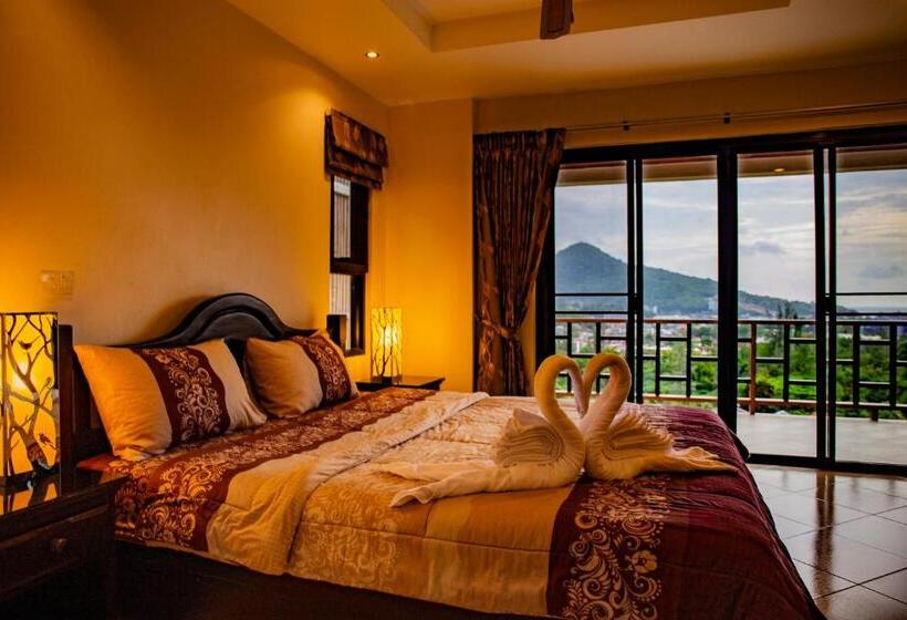 Huoneisto 1 Makuuhuone Merinäkymä, Baan Chom View Kamala Sha Plus