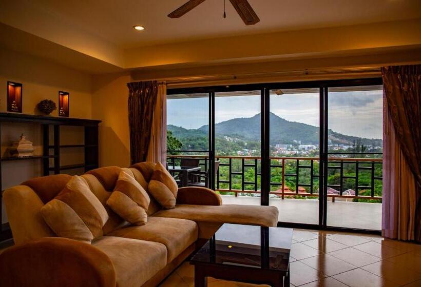 Huoneisto 1 Makuuhuone Merinäkymä, Baan Chom View Kamala Sha Plus