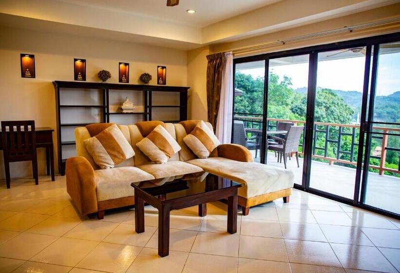 Huoneisto 1 Makuuhuone Merinäkymä, Baan Chom View Kamala Sha Plus