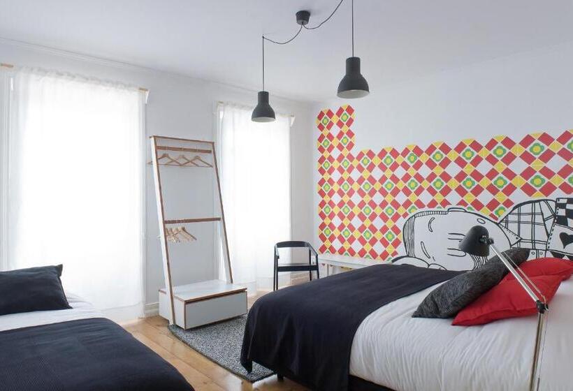 Стандартный внешний трехместный номер с ванной комнатой, Azorean Urban Lodge