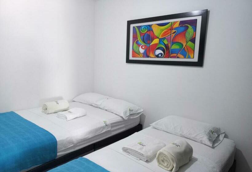 Семейный Номер Вид на Горы, Aparta Hotel Turístico A 2 Km Parque Del Café