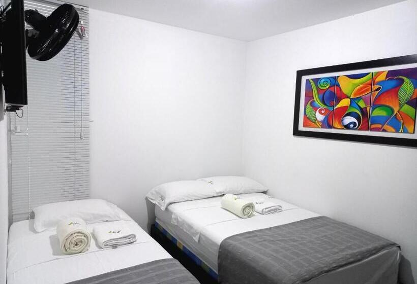 Семейный Номер Вид на Горы, Aparta Hotel Turístico A 2 Km Parque Del Café