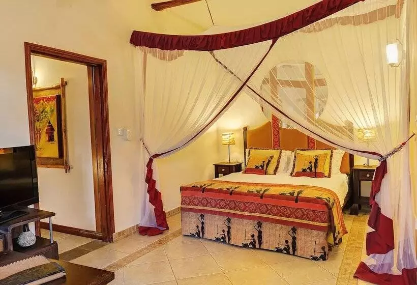 اتاق لوکس با چشم‌انداز باغ, Elewana Afrochic Diani Beach