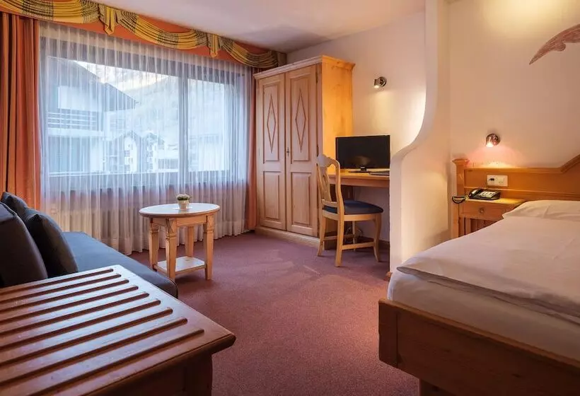 Standardzimmer mit Ausblick, Walliserhof