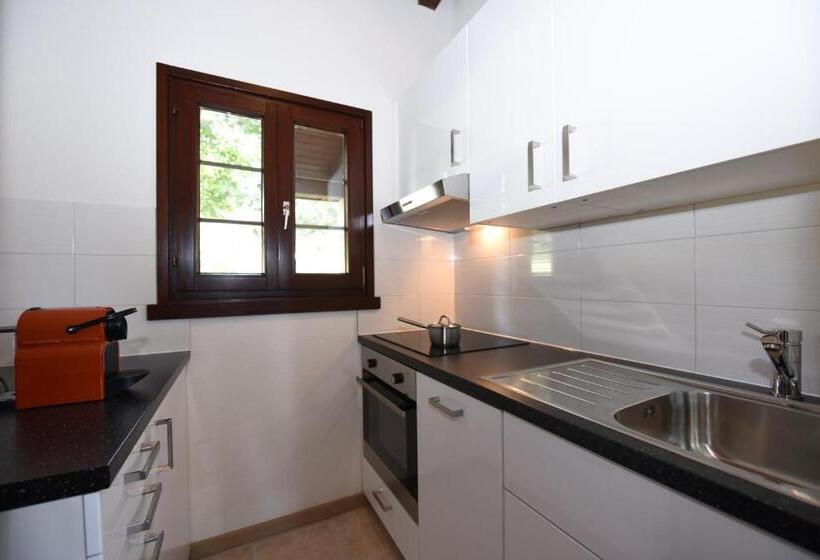 آپارتمان 1 خوابه با بالکن, Centro Cadro Panoramica