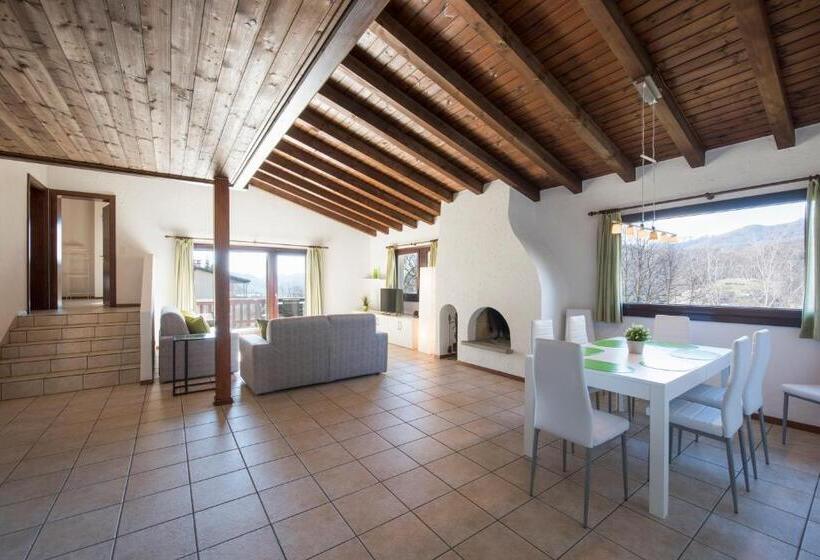 آپارتمان 1 خوابه با چشمانداز, Centro Cadro Panoramica