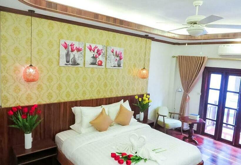 발코니 디럭스 룸, Luang Prabang Mekong Charm River View