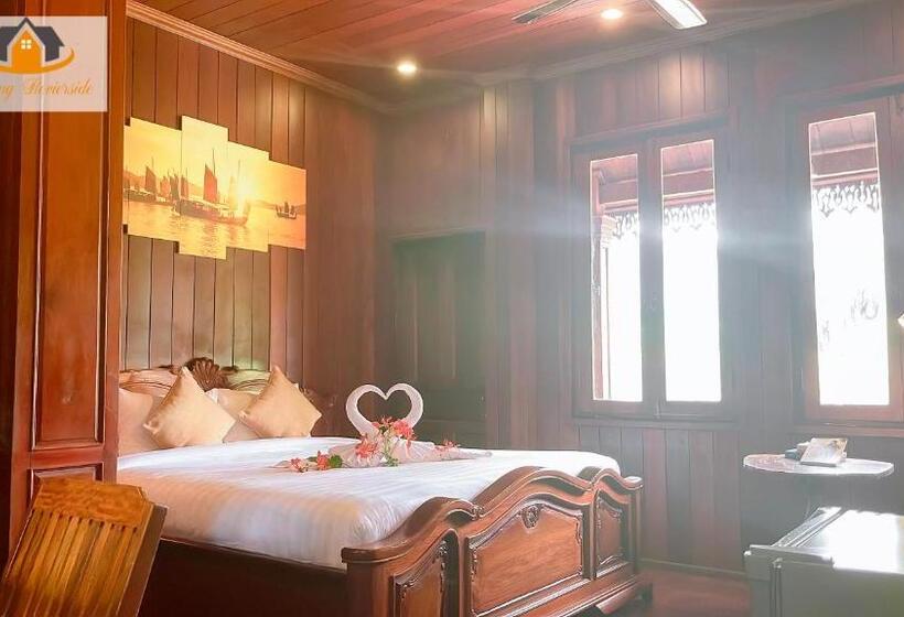Deluxe room with river view, Luang Prabang Mekong Charm River View