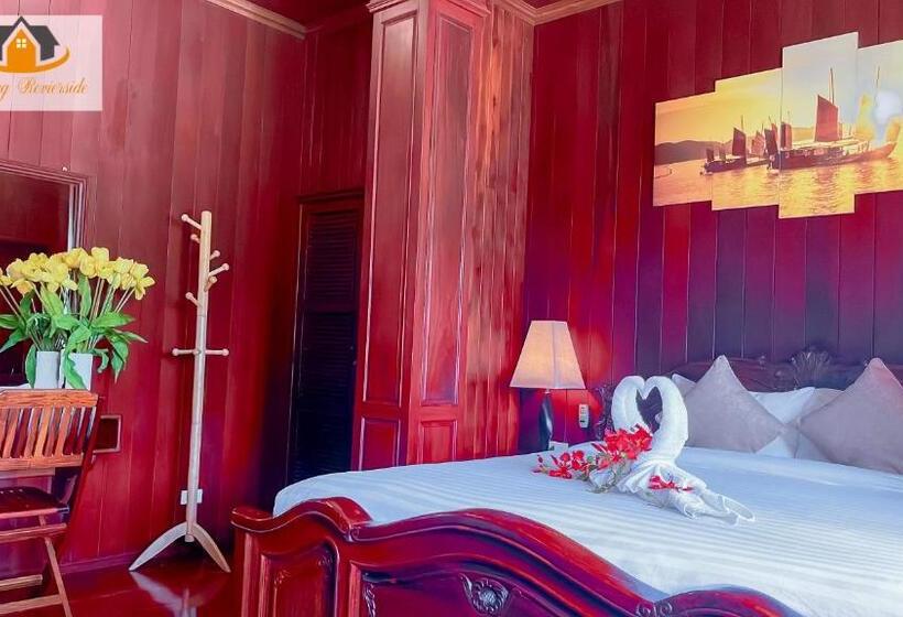 Deluxe room with river view, Luang Prabang Mekong Charm River View