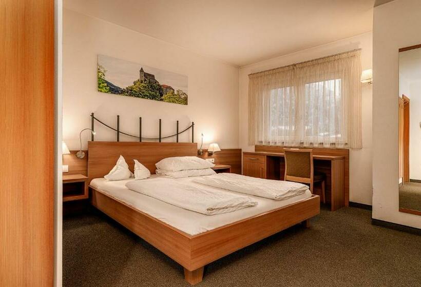 Comfort room with balcony, Klammer